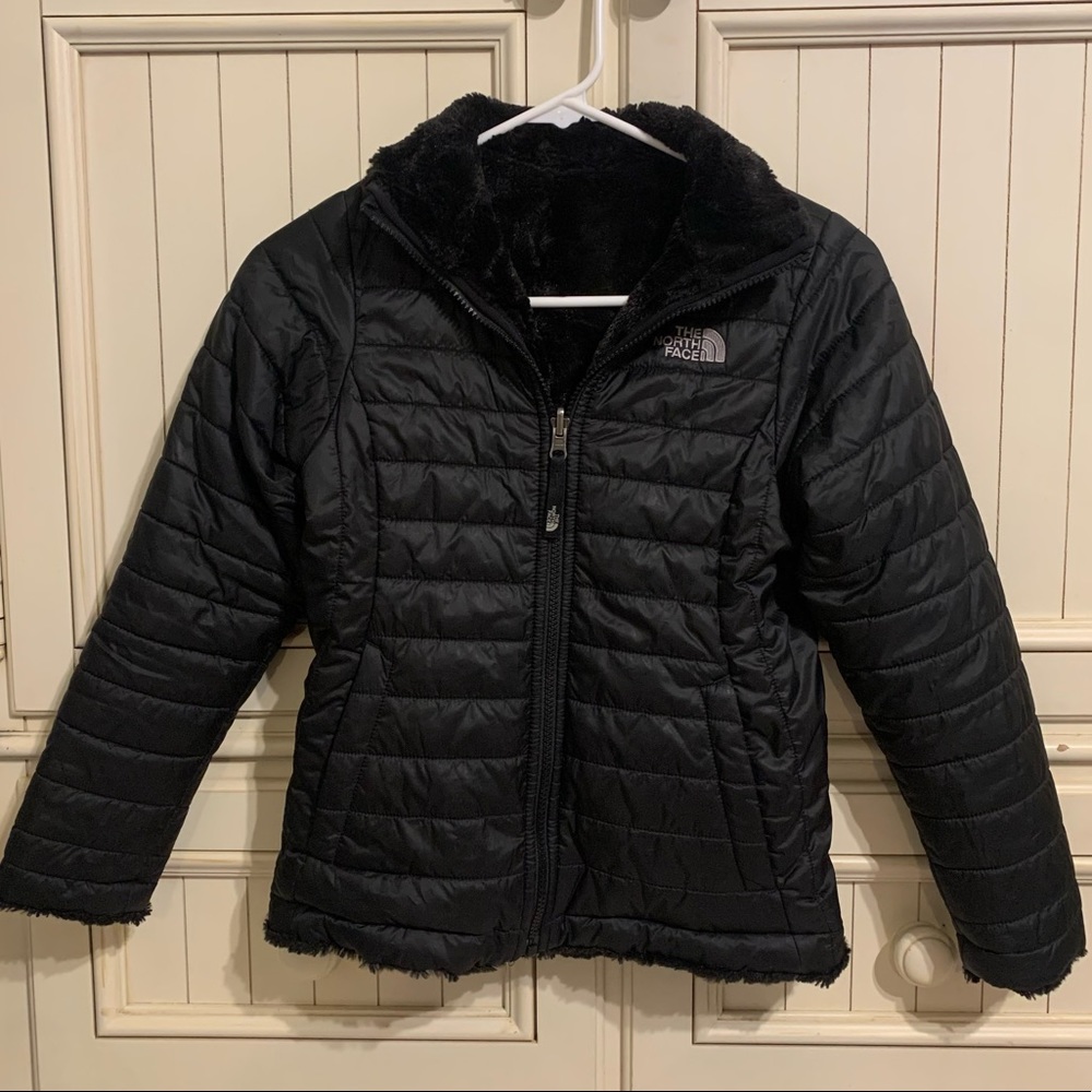 Girls Reversible Northface Puffer Jacket